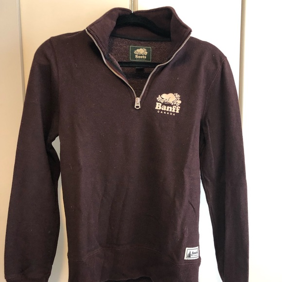 Roots Banff Canada Quarter Zip - Picture 2 of 2